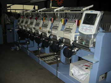 Industrial 2 4 6 8 Head Embroidery Machine For Hats And Shirts CT1208